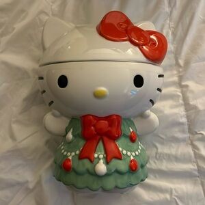Brand new hello kitty Christmas cookie jar